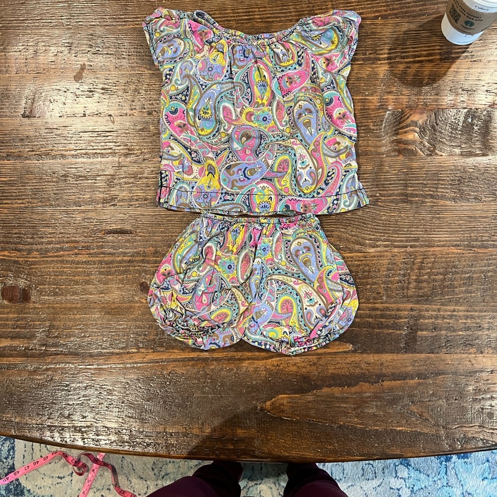 Peek Colorful Paisley Kids Shorts Set